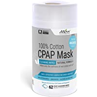 Los mejores  - AWOW Professional sin aroma de algodón CPAP máscara de limpieza Camgloss- Cleaner- 62 toallitas- Fórmula natural